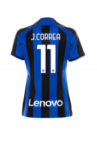 Inter Milan Joaquin Correa #11 Fotballdrakt Hjemme Klær Dame 2022-23 Korte ermer